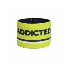 ADDICTED 雙色條紋設計運動手環 AD多彩健身手環 派對夜店必備 AC150, 檸檬綠, 1個