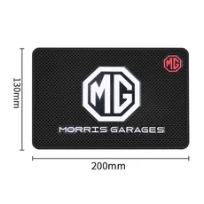 자동차 대시 보드 미끄럼 방지 매트 전화 키 Morris Garages 용 액세서리 MG ZS 5 7 6 Cyberster EV ONE, 01 Black