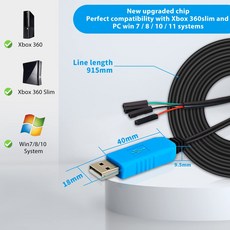 FT232RL USB to TTL 시리얼 변환 케이블, 1개