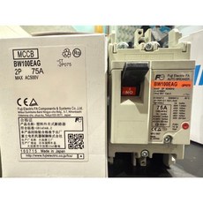 富士 無熔絲開關 BW100EAG 2P 75A 電路保護 安全可靠 適用於家庭與工業, 1個