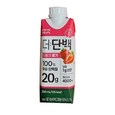 더단백 프로틴 드링크 딸기, 18개, 250ml