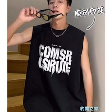 豹開之家 無袖背心 男 M-8XL 潮牌籃球情侶休閒運動夏季寬鬆坎肩背心BX02