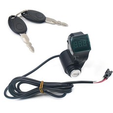 GEARLINTON KUGOO M4 전기 스쿠터용 스쿠터 잠금 장치 실린더 스타터 점화 키 전원 키 잠금 교체 부품, GEARLINTON KUGOO M4 전기 스쿠터용 스쿠