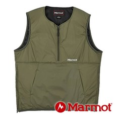 Marmot 中性輕量化纖保暖背心 UVT026 卡其綠
