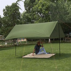 그늘막타프 2M 세트 캠핑 차광막타프 렉타타프