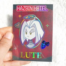 해즈빈호텔 캐릭터 일러스트 호텔 객실 카드 사진 포카 알래스터 루시퍼 찰리 허스크 니프티 복스, 6.5x10cm, 5