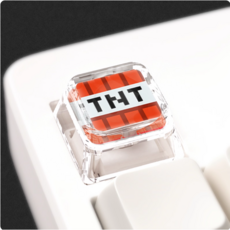 마인크래프트 기계식 키보드 투명 키캡, 1개, 3