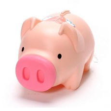 팬시 핑크 돼지저금통(대), 1개