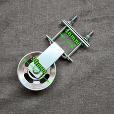 헬스 기구 도르래 거치 교체용 DIY 홈트용품, 45mm 알루미늄, 기본 모델명/품번