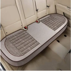 자동차 시트 쿠션 보호대 사계절 범용 앞 모양 인테리어 액세서리 커버, [24] Beige 1 Pcs