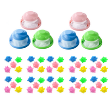 세탁볼 50P + 세탁기 먼지거름망 세탁볼 6P 세트, 1세트