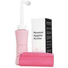 攜帶式沖洗罐 - 私密處沖洗器 生理期/產後清潔適用, 粉色，附收納袋, 單純送貨商品