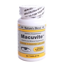 Nature's Blend 葉黃素片 無麩質無糖, 1罐, 60顆