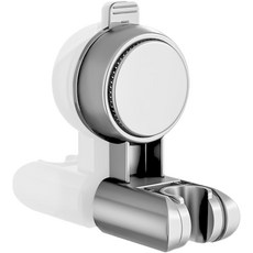 샤워 헤드 홀더 흡입 드릴 탈착식 대형 컵 휴대용 핸들 브래킷 RV 아파트 체육관 욕조용 욕실 벽걸이 지팡이 반려동물 목욕슬리버, Sliver