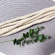 CRB 002 탐나요 순면 가방 끈 로프 손잡이 파우치, 1개, 10mm