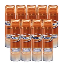 질레트 퓨전 하이드라 울트라 프로텍션 쉐이빙젤, 200ml, 9개
