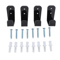 하키 스틱 랙 아크릴 하키 스틱 홀더 하키 스틱 벽 행거 4피스 하키 스틱 랙 블랙 아크릴 하키 스틱 홀더 벽 마운트 다용도 하키 스틱 행거 클럽 바 차고용, 하키 스틱 랙, 아크릴 하키 스틱 홀더, 하키 스틱 벽