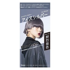 hoyu Beauty Makeup 彩色染髮劑, 1個, 冰銀色
