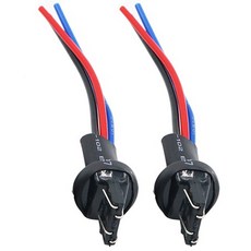 자동차 헤드라이트 전구 방향 소켓용 어댑터 지시등 사전 2개 커넥터 유선 남성 7443 T20