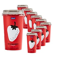 매일 딸기는 원래 달콤하다_냉장 팬트리 냉장 190ml 10개 1세트, 1.9L