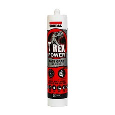수달 티렉스 초강력 접착 실리콘 SOUDAL T-REX 백색, 화이트계열, 1개