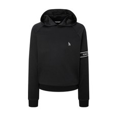 [백화점 정품] 헤지스골프 오버핏 기능성 티셔츠 로고 프린트 후드티셔츠