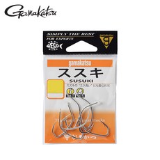 가마가츠 스즈키 농어바늘 바다낚시 삼치 루어 훅, 1개