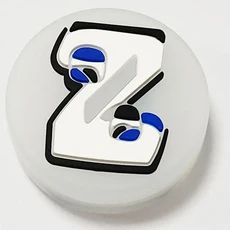 쿠쿠스토어 2 영어 글자 테니스 충격 방지 흡수기 실리콘 라켓 패드 진동 액세서리, 01 style Z