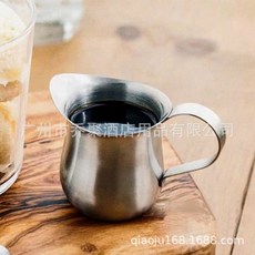 스테인리스 스틸 우유 피처 커피 라떼 아트 컵 스팀핑 저그 에스프레소 컵, 3암페어(90ML)