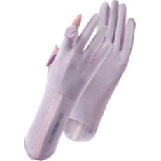 冰絲涼感防曬手套 FS0096, 紫色