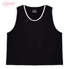 스타 팀조끼 성인용 검정 운동조끼 1개 moo*72270gW