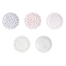 어린이집 생일파티 별모양 종이접시12P 학원 플레이팅 나들이, 핑크