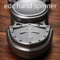 十字軍 凱薩 陶瓷軸承 指尖陀螺 刺客信條 手指陀螺 手指玩具 紓壓神器 療癒 解壓 Hand Spinner, 紅銅色, 1個