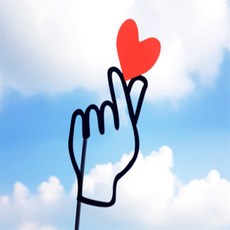 굿땡샵 손하트 스틱 1P 케이크꾸미기, B타입