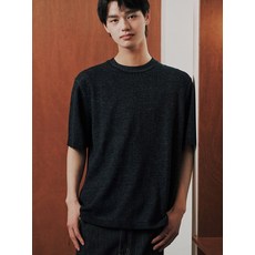 매장정품 탑텐 TOPTEN 남성) 투톤 크루넥 반팔 스웨터_MSF3ER1911 MSF3ER1911 133260