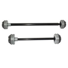 오토바이 프론트 리어 휠 포크 액슬 슬라이더 캡 크래시 프로텍터, 2. Gray