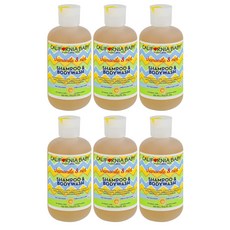 캘리포니아베이비 샴푸 앤 바디워시 올인원클렌저 카모마일 & 민트, 251ml, 6개