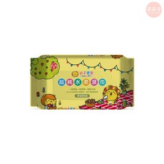 萌萌屋 快速出貨 獅子寶寶濕紙巾 超純水厚濕紙巾 不連抽 台灣公司授權經銷商, 1個, 厚型【80抽】（超取最多8包）