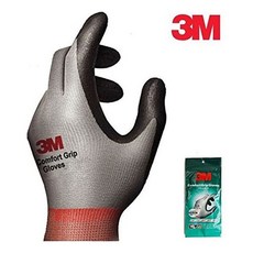 3M 반코팅 작업장갑 컴포트그립 쓰리엠장갑 L 1EA, 회색, 1개