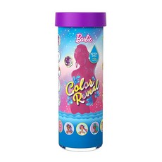 바비(Barbie) 미니 바비랜드 컬러리비어 사기프티머 신개 꾸미기 인형 하우스 마이크로 인형 6세부터 핑크 HYF28, 1개