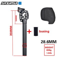 SR SUNTOUR NCX 자전거 50MM 30 시트 31 댐핑 27 튜브 산악 서스펜션 30 33 350MM 여행 30 28, SUNTOUR 28 6MM Case