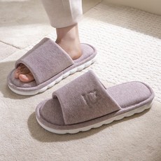 MIR WAY 푹신한 층간소음방지 면실내화 거실화 거실 슬리퍼