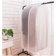 PS樂 【J530】半透明可視立體衣物防塵套 60*50*90CM 衣服防塵收納套, 1個