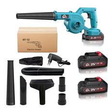 YUON 무선 송풍기 블로워 고출력 충전식 전동 제설 낙엽 세차, 1개