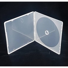 【臺灣製造】100個 單片裝5mm 摔不破PP霧透 CD盒 DVD盒 光碟盒 CD殼, 1個