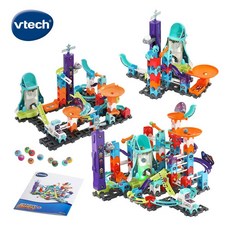 Vtech 智能滾球積木建構軌道組-太空總署(磁力款) 太空梭 電梯 UFO 發射器 STEAM 特技鞦韆, 1個, Multicolor