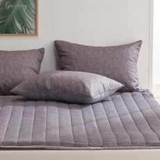 먼지없는 온수매트커버 전기장판 전기매트 전기요 옥매트 라텍스 커버 싱글 퀸, 그레이