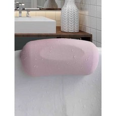 3D 욕조베개 고탄력 반신욕 쿠션 목욕 스파 목받침 머리받침 액세서리 힐링스파 편안함, 핑크, 1개