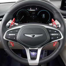 지시그니처 제네시스 G80 G70 GV80 GV70 패들쉬프트 연장킷, H2 레드