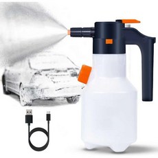 가정용 정원용 자동차 미용 및 청소용 가압 분무기 2L 전기 폼
